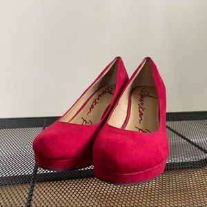 Red American Rag Wedges
